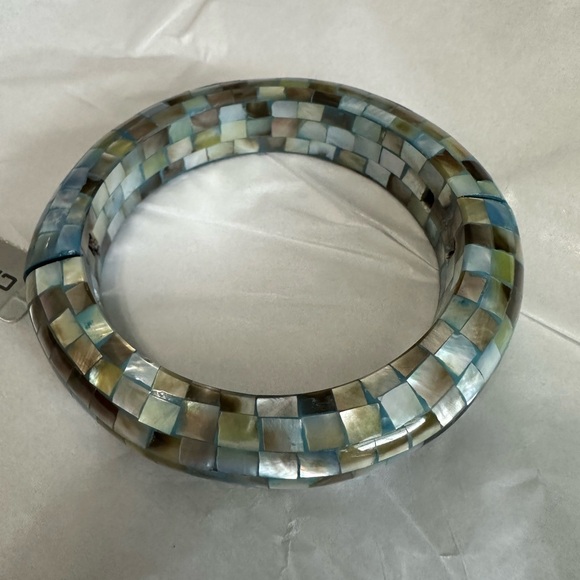 Chico's Iridescent Mosaic Bangle - Picture 1 of 2
